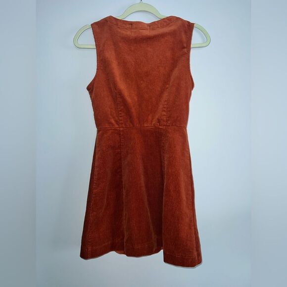 Modcloth Rust Sleeveless Dress - Picture 2 of 6